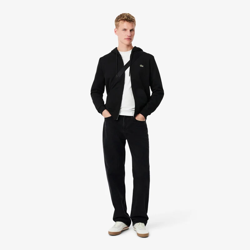 Sweatjacke Herren - schwarz