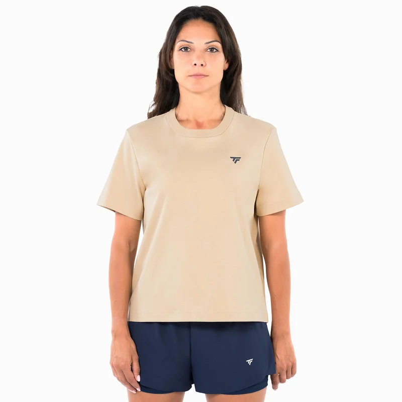 Graphic T-Shirt Damen - beige