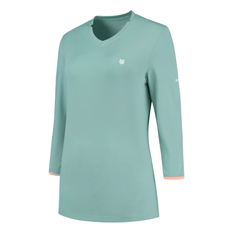 K-Swiss TAC Hypercourt Long Sleeve 3 (Ladies) - Nile Blue