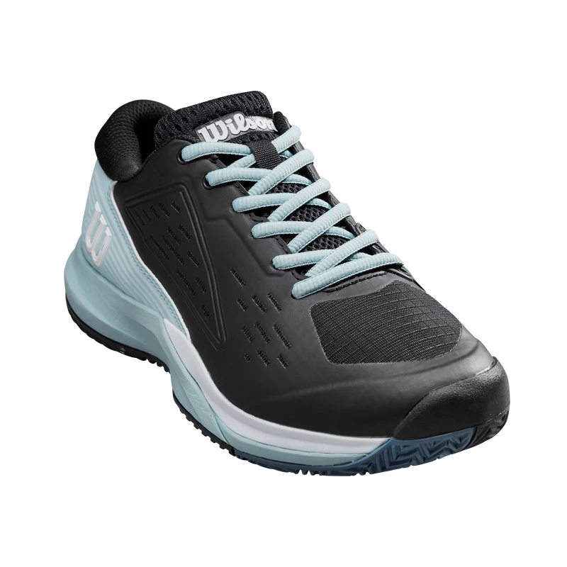 Wilson Pro Rush Ace Tennis Shoes (Ladies) - Black/Sterling Blue/White