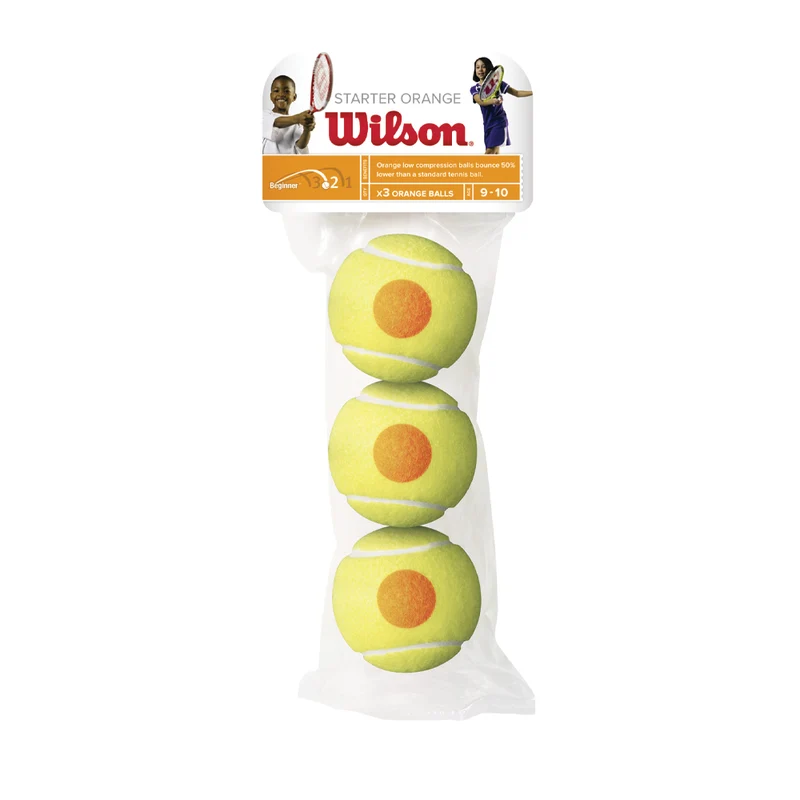 Wilson Starter Orange Tennis Ball (Dozen) - 3 Ball Pack