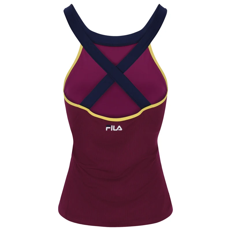 Fila Heritage Halter Tennis Tank Top (Ladies) - Magenta/Purple