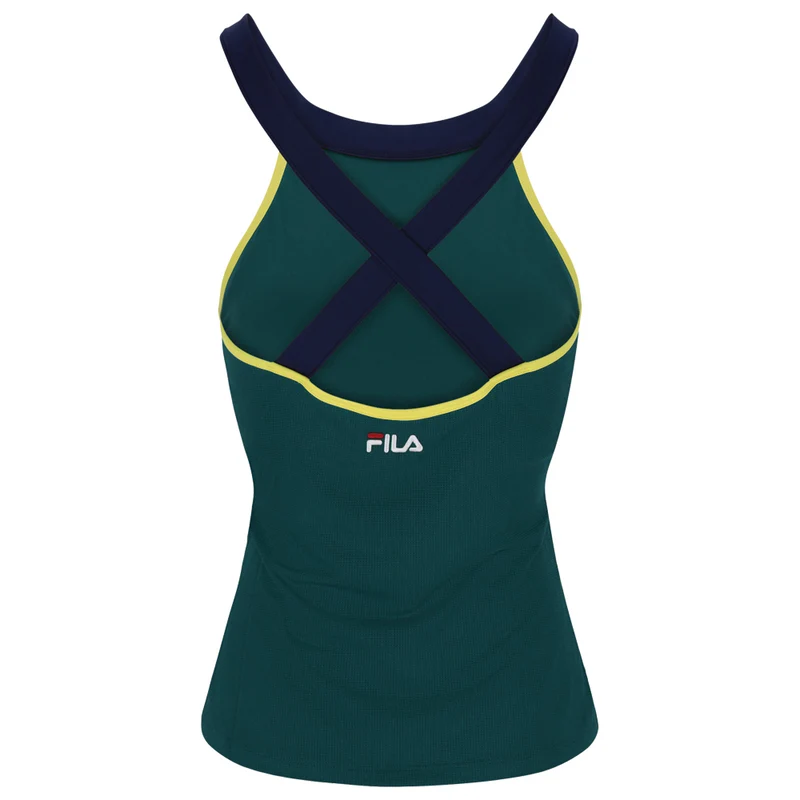 Fila Heritage Halter Tennis Tank Top (Ladies) - Deep Teal