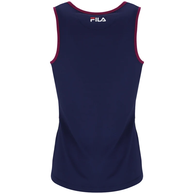 Fila Heritage Full Coverage Tennis Tank Top (Ladies) - Navy/Magenta