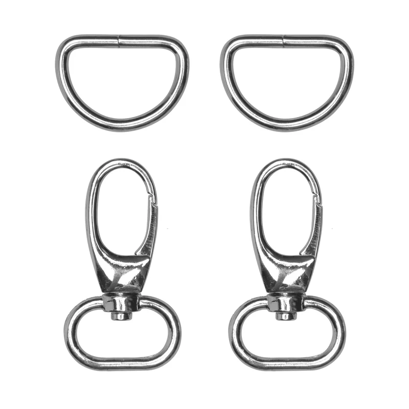 Karabinerhaken-Set mit D-Ring