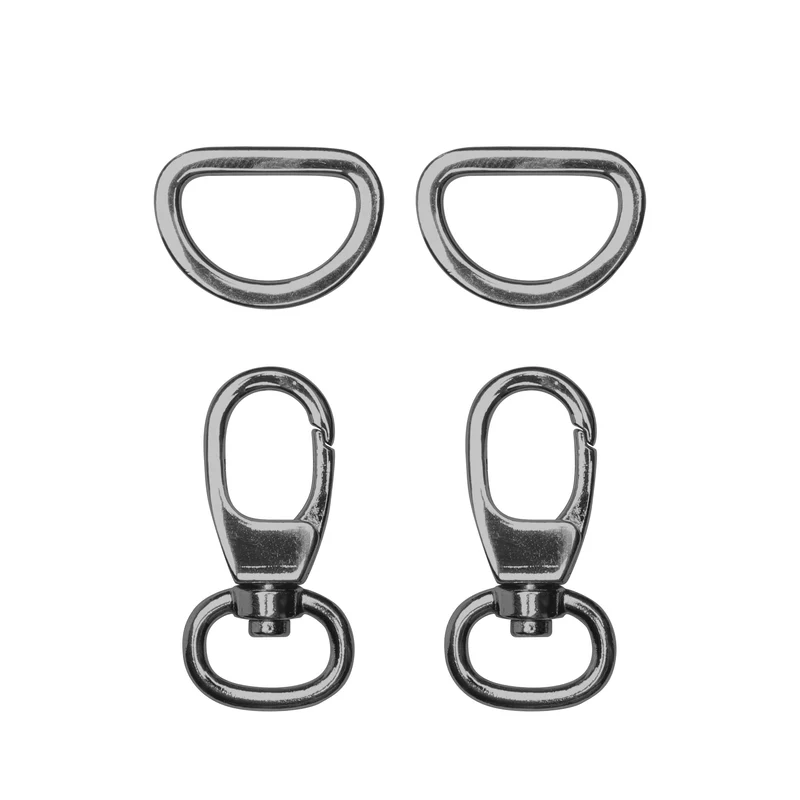 Karabinerhaken-Set mit D-Ring