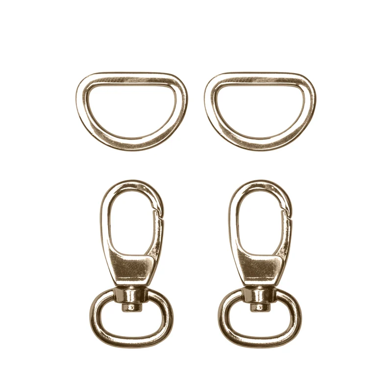 Karabinerhaken-Set mit D-Ring