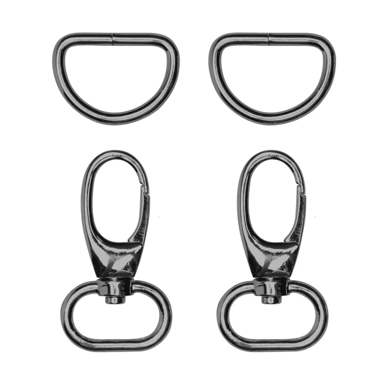 Karabinerhaken-Set mit D-Ring