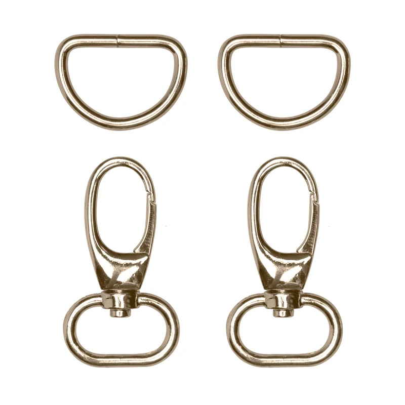 Karabinerhaken-Set mit D-Ring