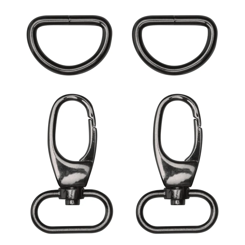 Karabinerhaken-Set mit D-Ring