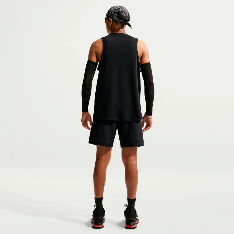 Miler 7in Laufshorts Herren - schwarz, silber