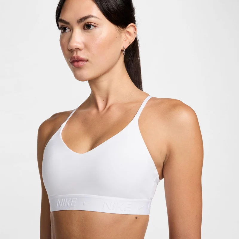 Dri-Fit INDY Light Support Sport-BH Damen - weiß