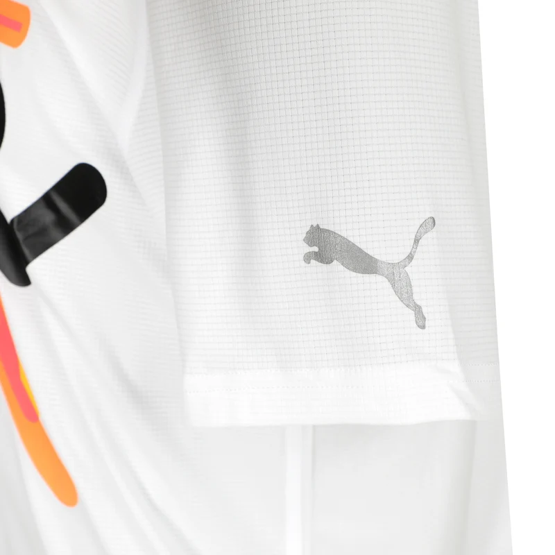 Run Faster Icons Graphic Laufshirt Herren-Weiß,Mehrfarbig