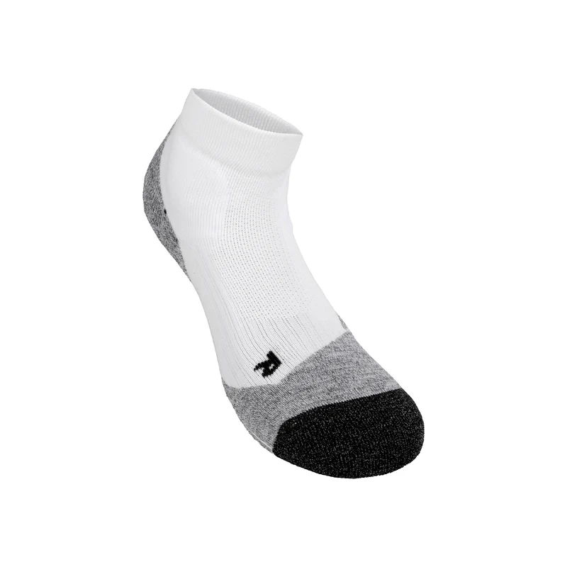 TE2 Short Tennissocken Damen-Hellgrau,Schwarz
