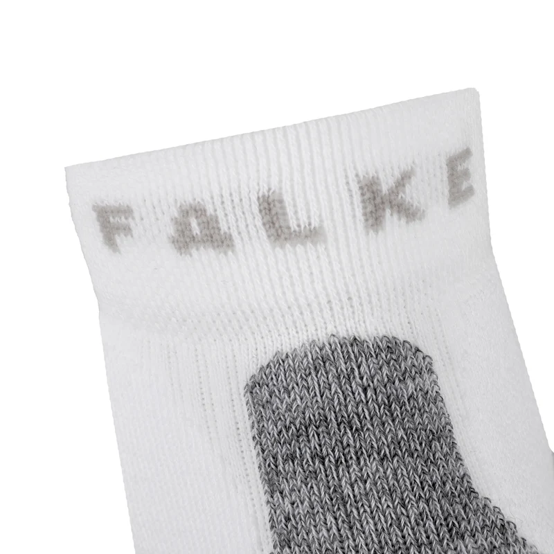 TE2 Short Tennissocken Damen-Hellgrau,Schwarz