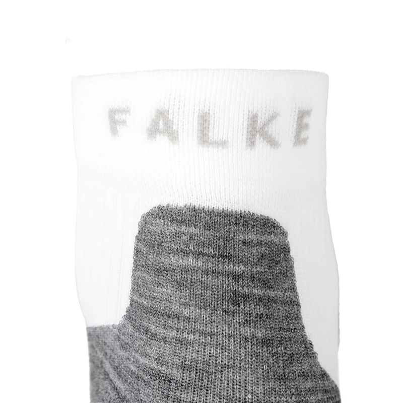 TE4 Short Sportsocken Damen-Weiß,Dunkelgrau