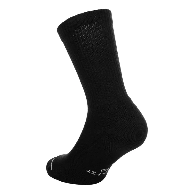 Crew Tennissocken 3er Pack Unisex - schwarz