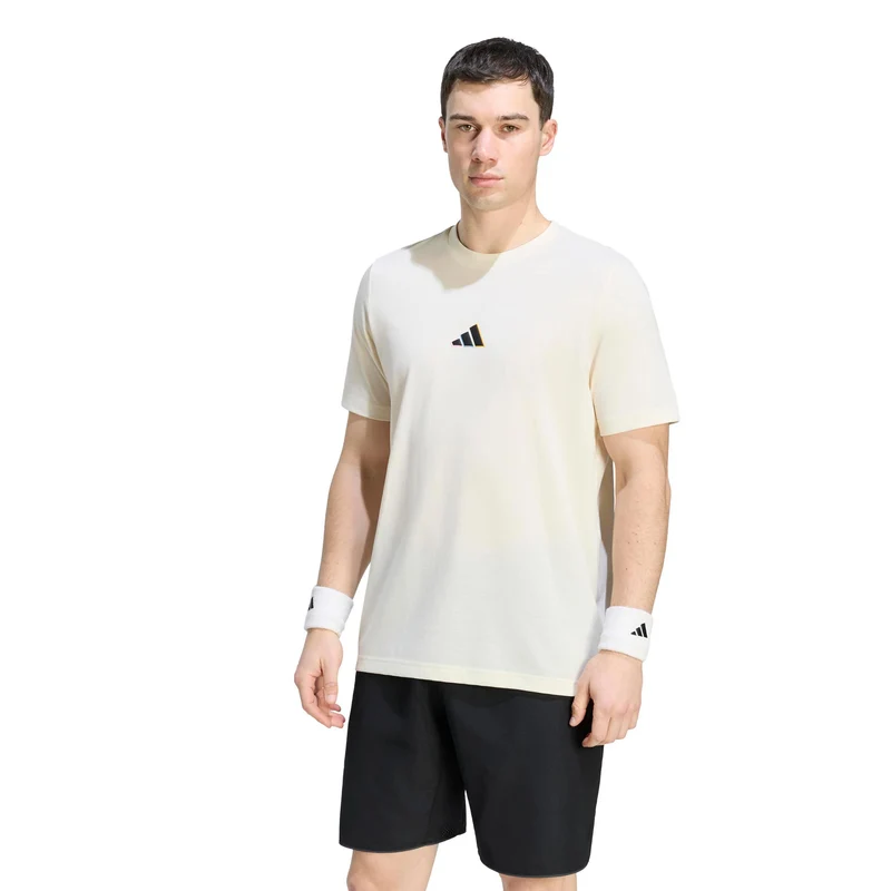 T-Shirt Herren - creme, mehrfarbig