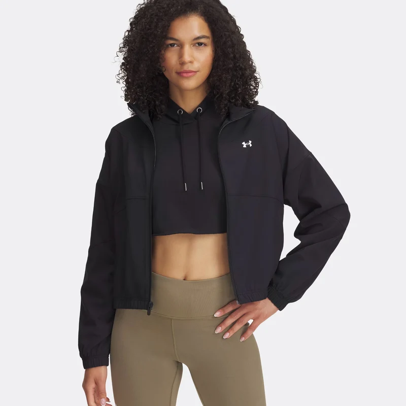 Rival Woven Trainingsjacke Damen-Schwarz