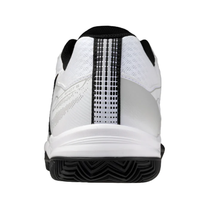 Mizuno Break Shot 5 CC Padel Shoes (White/Black/Harbor Mist)