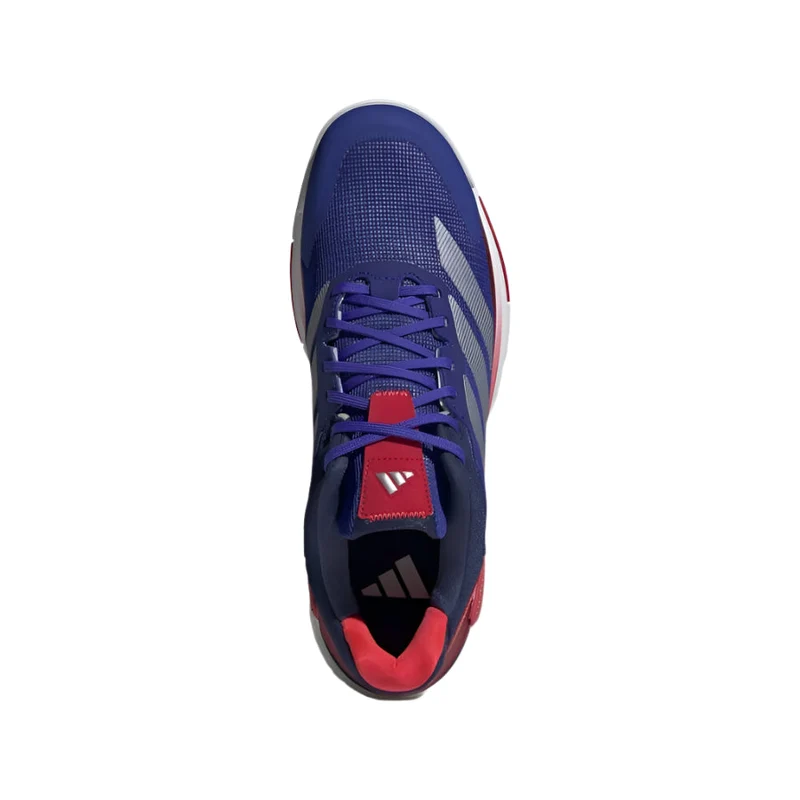 Adidas Crazyquick Boost Padel Shoes (Lucid Blue/Silver Metallic/Cloud White)