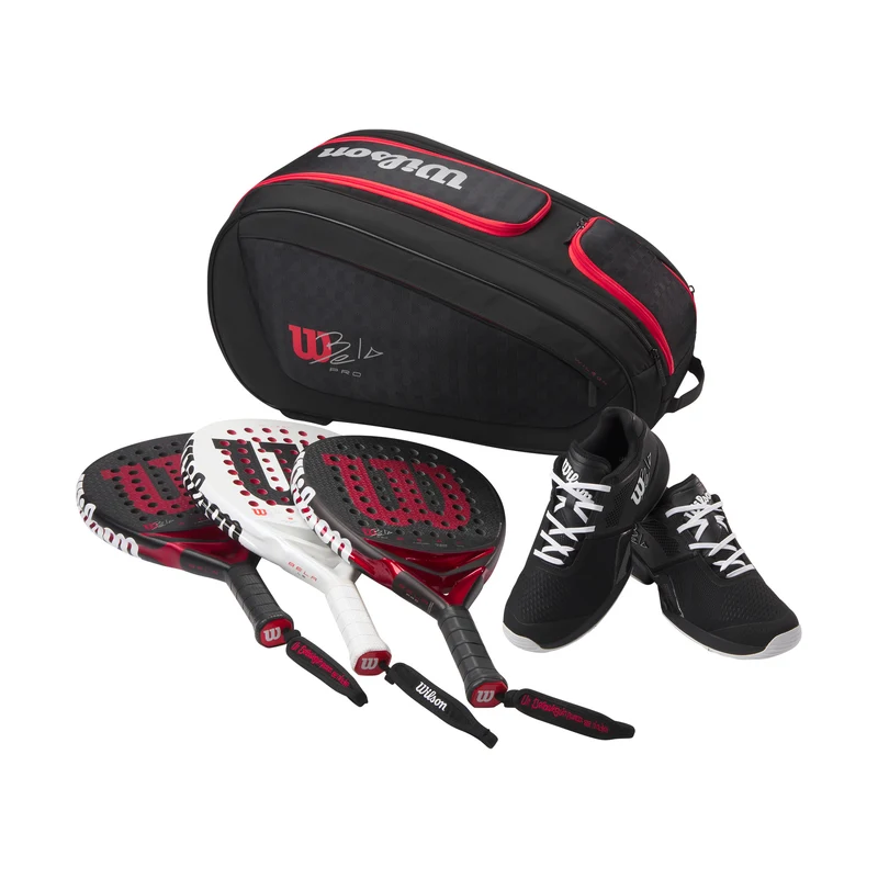 Wilson Padeltas Bela V3 Tour Padel Zwart Rood