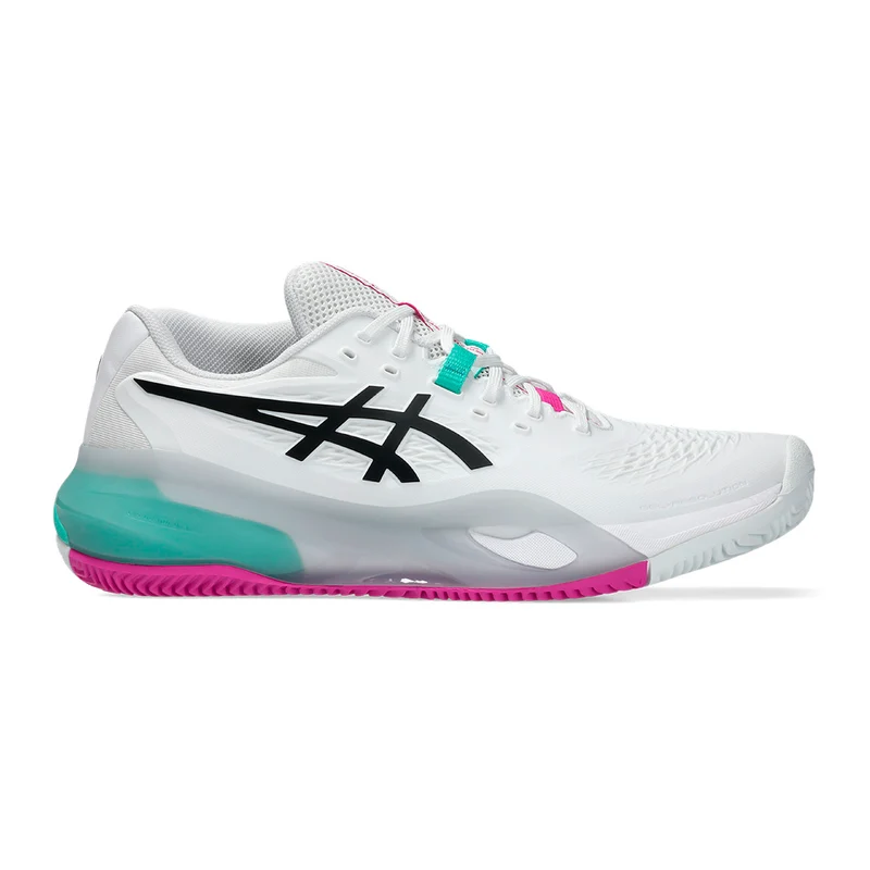 ASICS GEL-RESOLUTION X Clay White/Green SS26 (Zapatillas)
