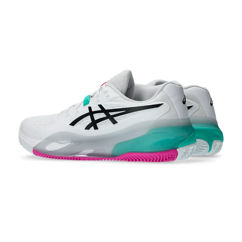 ASICS GEL-RESOLUTION X Clay White/Green SS26 (Zapatillas)