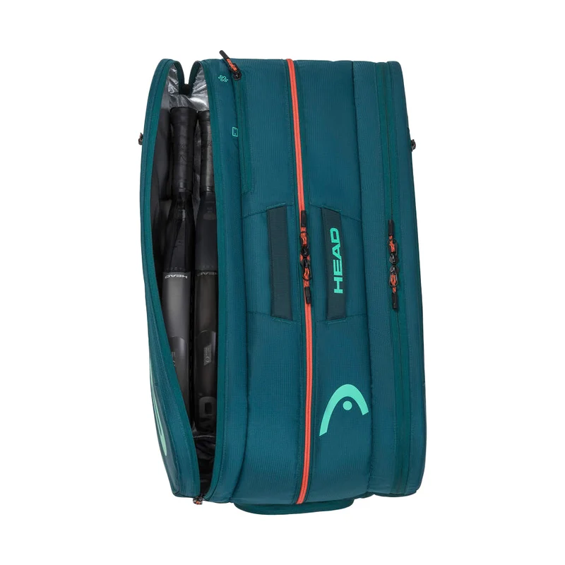 HEAD TOUR Padel Bag L 2026 Verde/Naranja (Paletero)