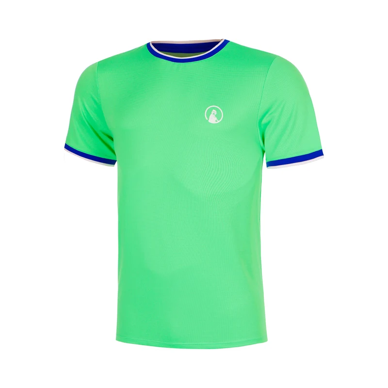 Joy Break Ringer T-Shirt Jungen - grün, weiß