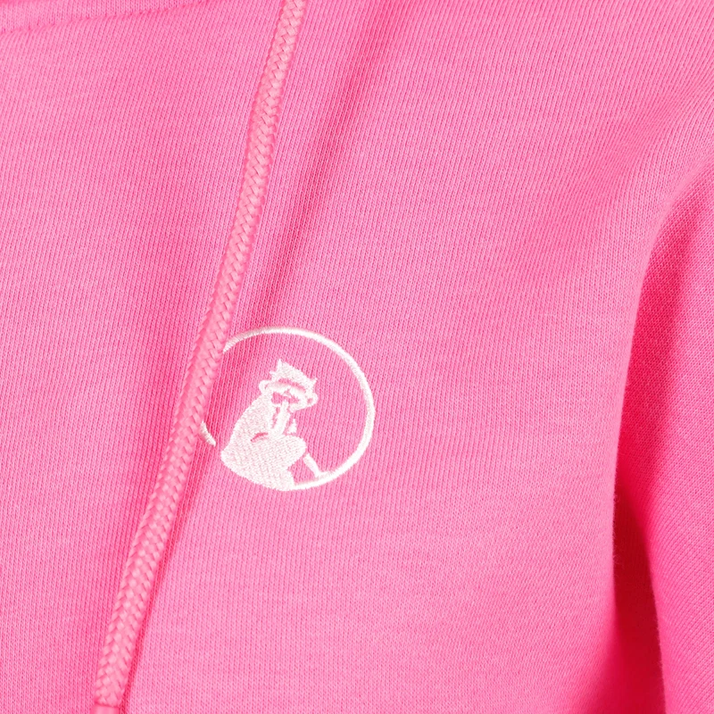 Joy Palm Court Sweatjacke Damen-pink, weiß