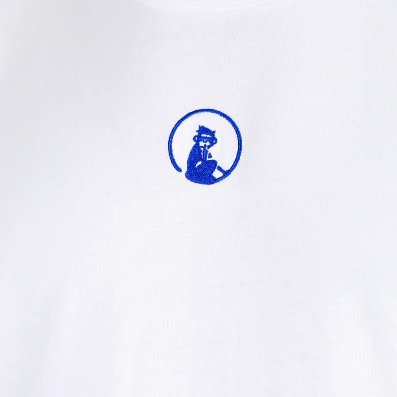 Crush T-Line T-Shirt Herren-weiß, blau