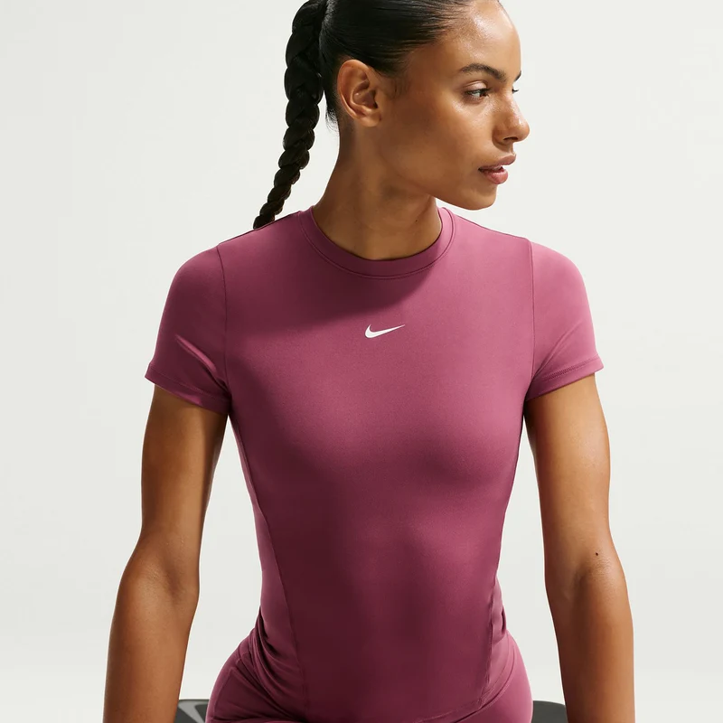 One Fitted T-Shirt Damen - mauve