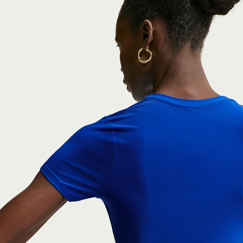 Dri-Fit Victory T-Shirt Damen - blau, weiß