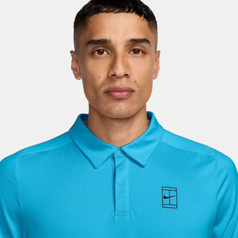 Court Dri-FIT Advantage Polo Herren - hellblau, schwarz