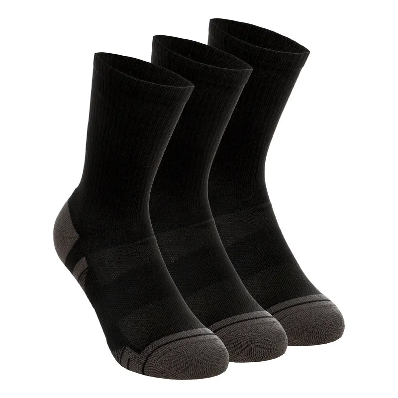 Performance Tech Crew Sportsocken 3er Pack Unisex - schwarz, dunkelgrau