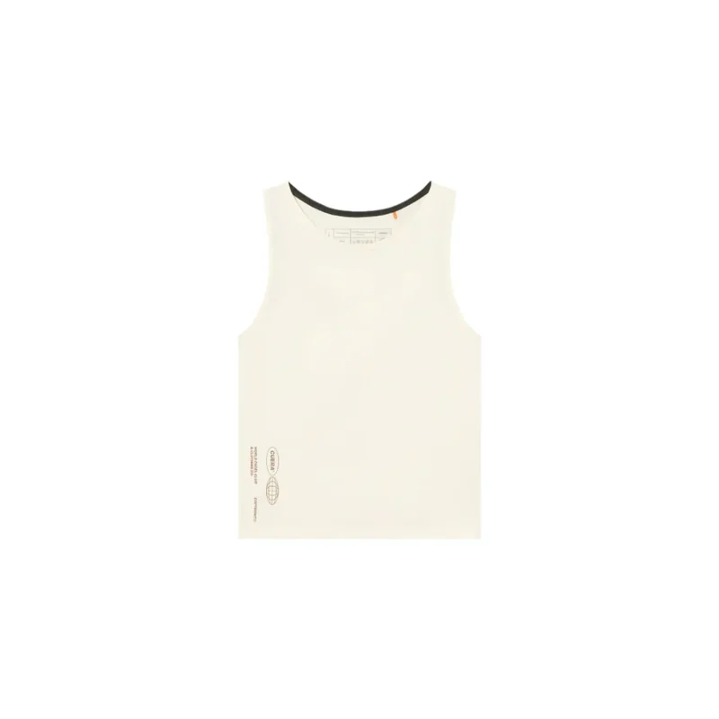 Cuera Oncourt Cropped Tank Top (Off White)