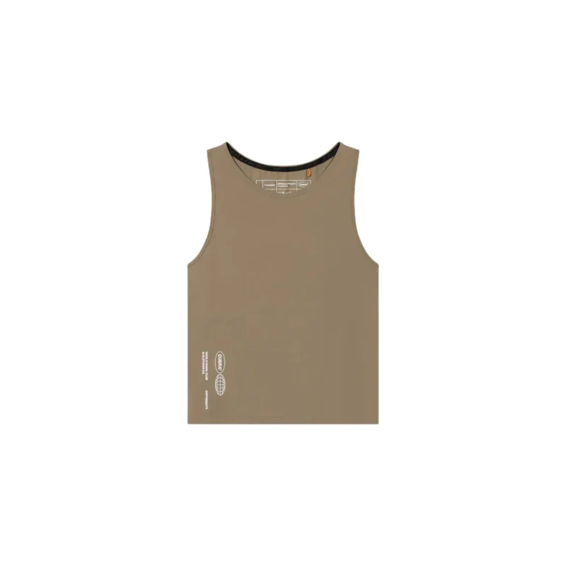 Cuera Oncourt Cropped Tank Top (Walnut)