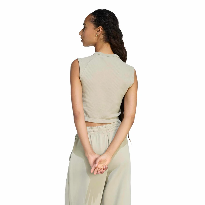 All SZN Rib Tank-Top Damen - beige