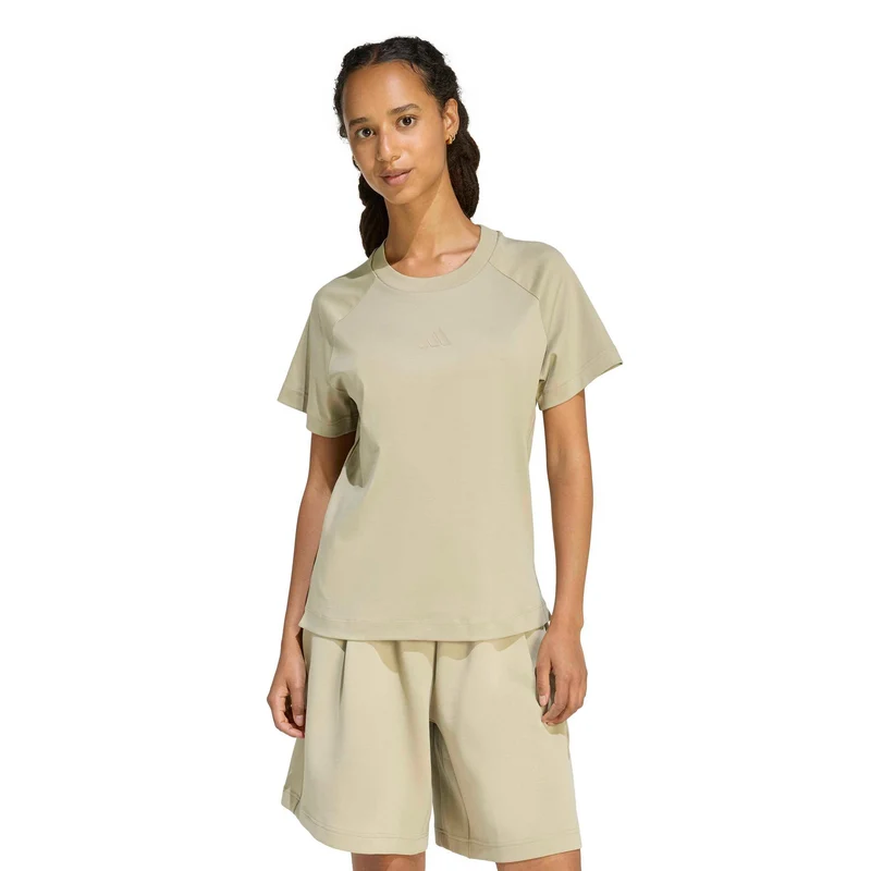 Regular T-Shirt Damen - beige