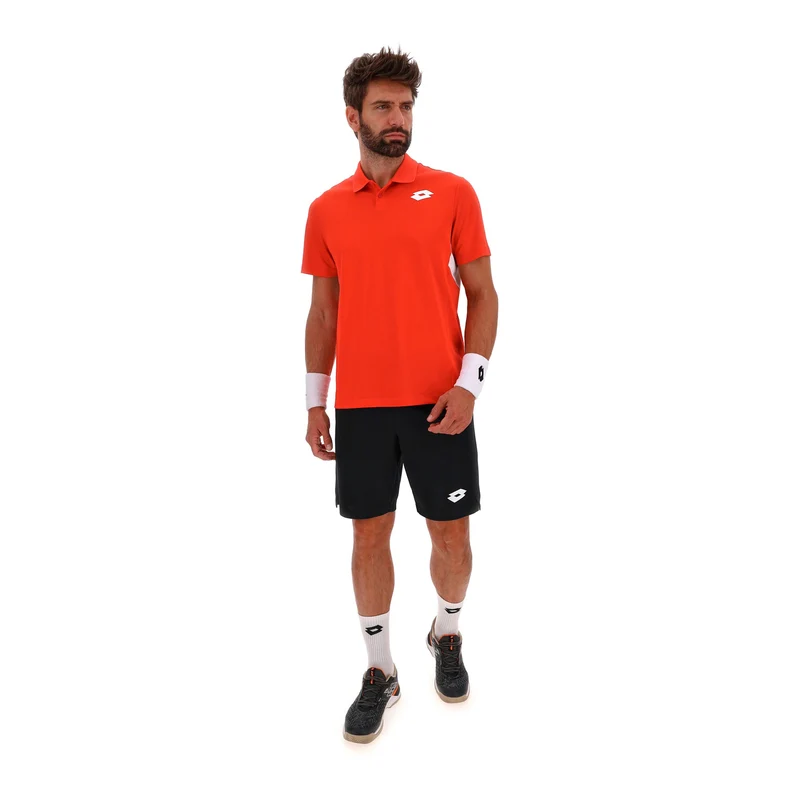 Squadra IV Polo Herren - rot, weiß