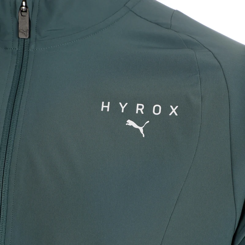 HYROX PWRMODE Laufjacke Herren - grün