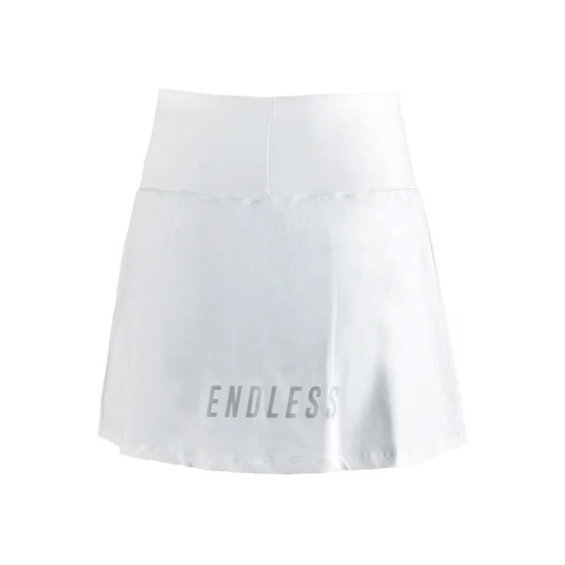 Minimal High Waist Rock Damen-Weiß,Silber
