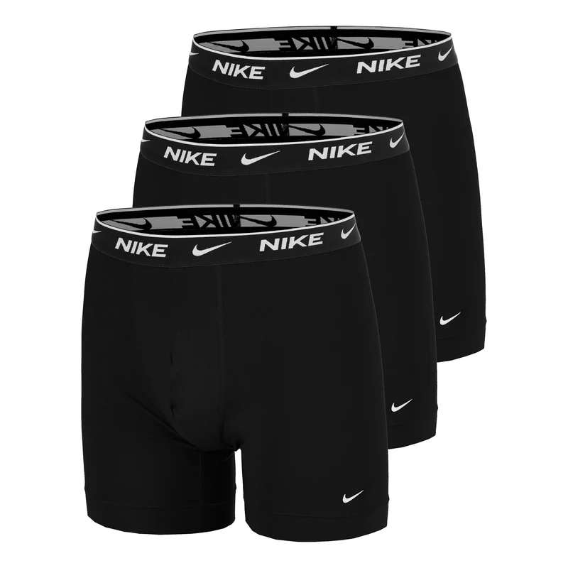 Essential Cotton Stretch Boxer Short 3er Pack Herren - schwarz, schwarz
