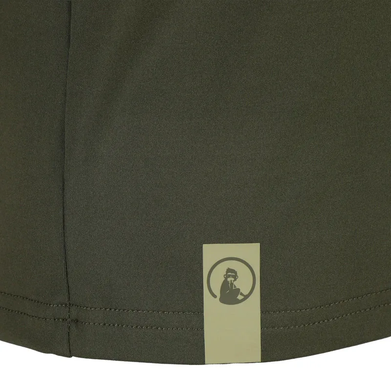 Memories Big Serve 1/4 Zip Longsleeve Jungen - dunkelgrün
