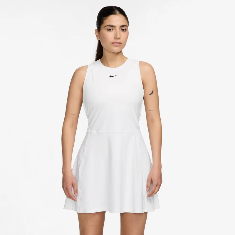 Dri-Fit Victory Kleid Damen-Weiß,Schwarz