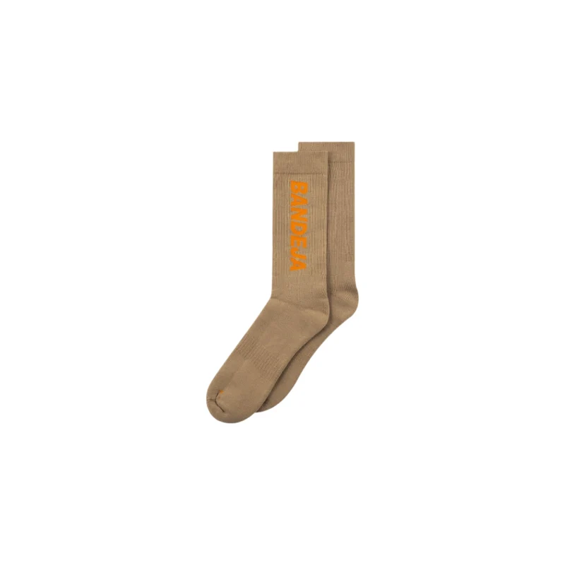 Cuera Padel Crew Socks (2-Pack, Sand)