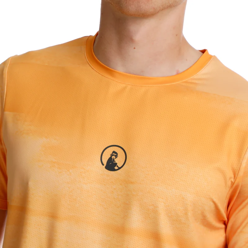 Endlessly Receiver Wipe T-Shirt Herren-Orange,Anthrazit