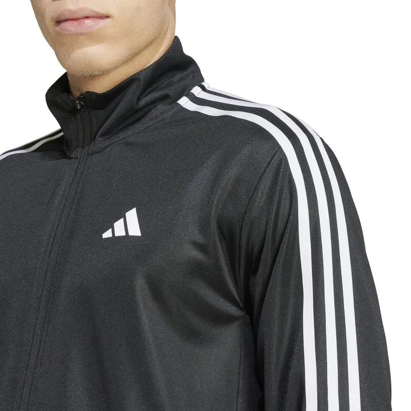 Taining Essentials 3 Stripes Trainingsjacke Herren-Schwarz
