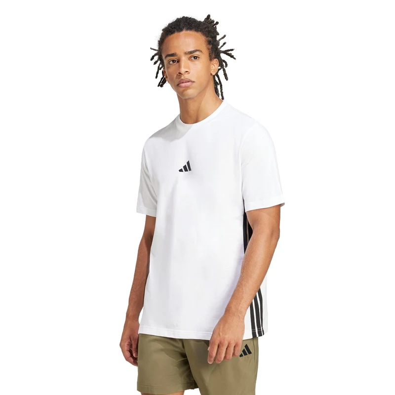 T-Shirt Herren-Weiß,Schwarz